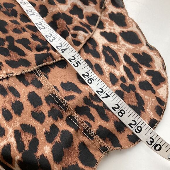 Eleven 22 leopard print high neck blouse-Small - Picture 7 of 7